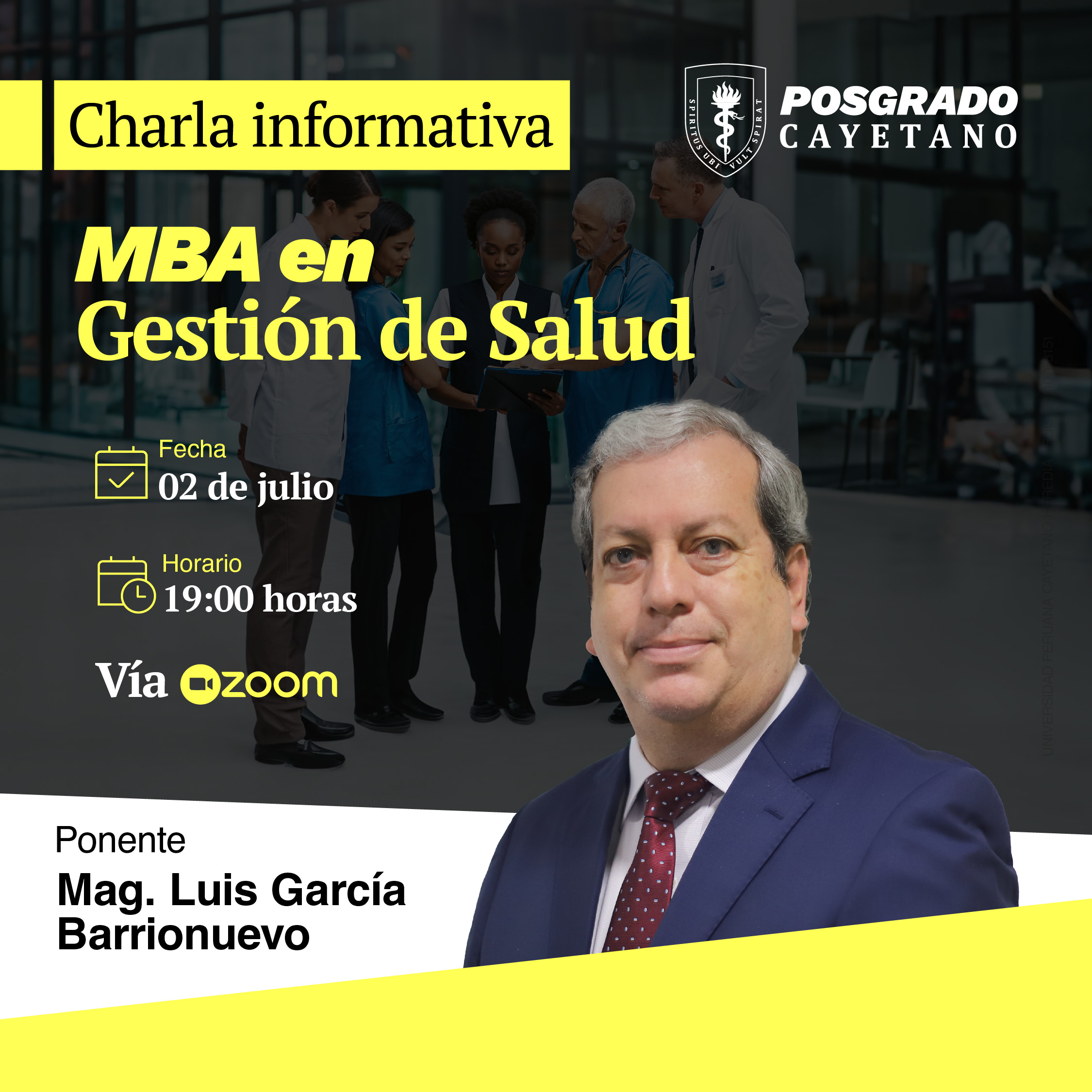 Charla Informativa – MBA Gestión de Salud