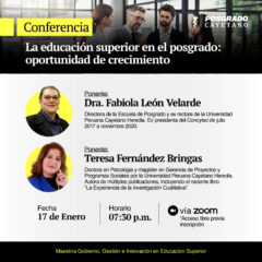 Conferencia: La educación superior en el posgrado: Oportunidad de crecimiento