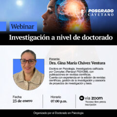 Investigación a nivel de doctorado