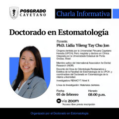 Charla Informativa: Doctorado en Estomatología