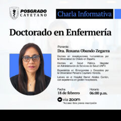 Charla Informativa del Doctorado en Enfermería