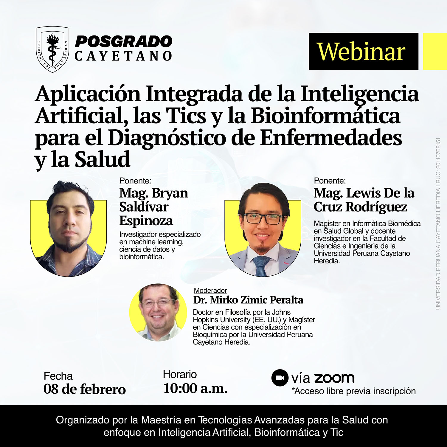 Webinar Aplicación Integrada de la I A