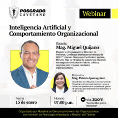 Inteligencia Artificial y Comportamiento Organizacional Maestría en Comportamiento Organizacional