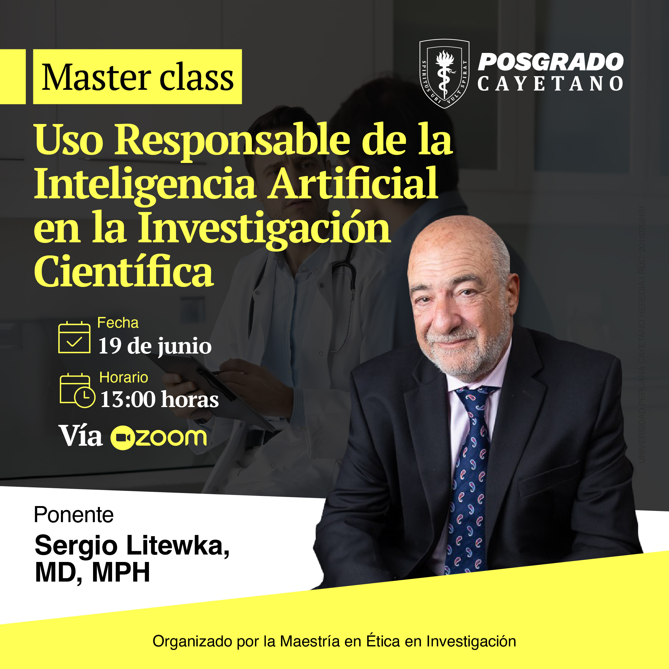 Master Class: Uso Responsable de la Inteligencia Artificial en la Investigación Científica