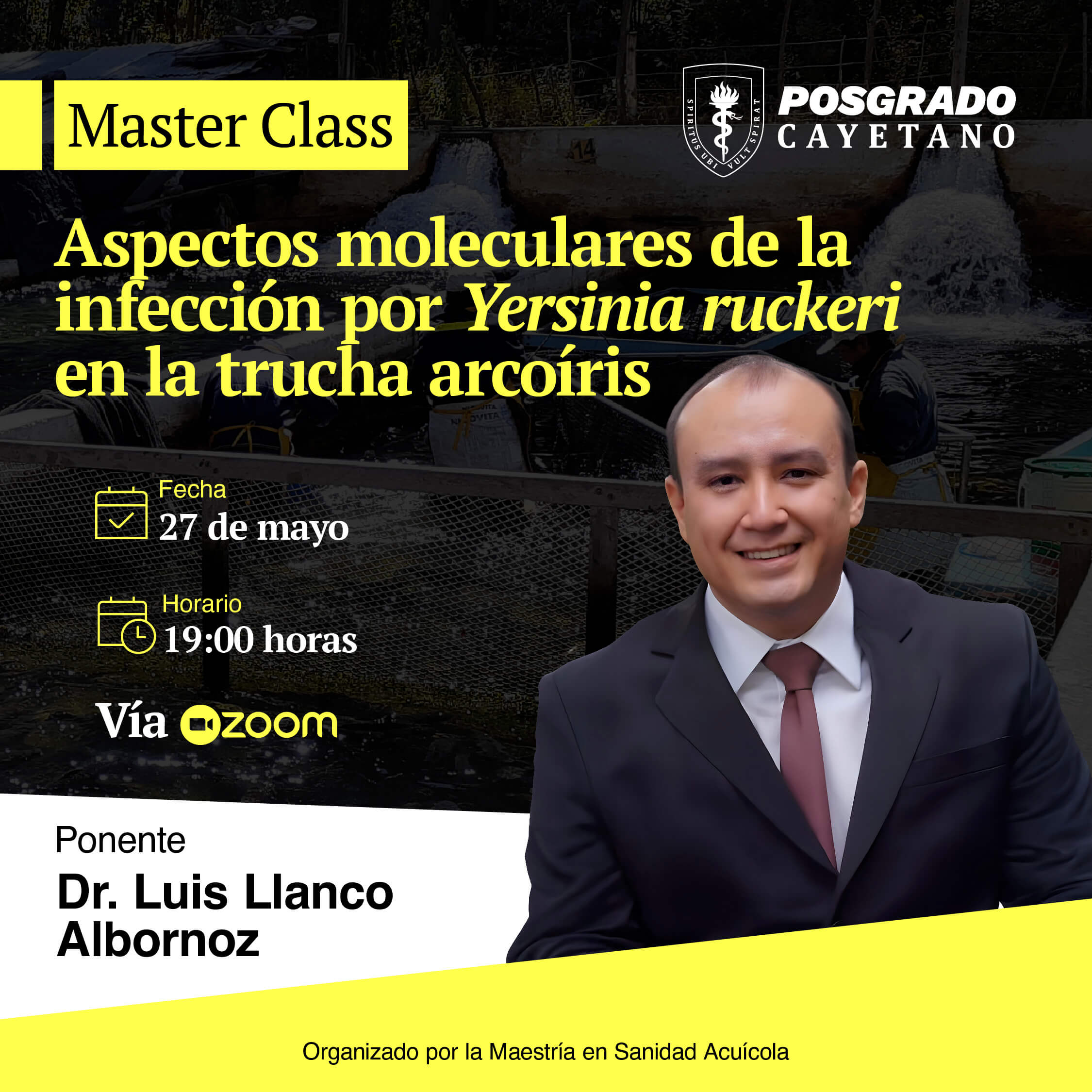 Aspectos moleculares de la infección por Yersinia ruckeri en la trucha arcoíris