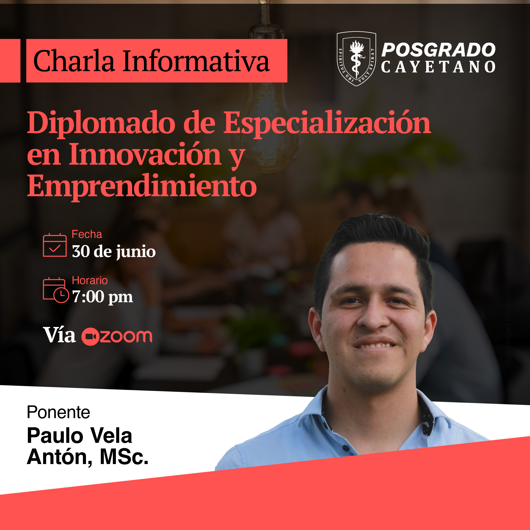 Charla informativa: Diplomado de Especialización en Innovación y Emprendimiento
