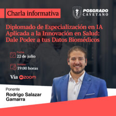 Charla Informativa – Diplomado de Especialización en IA aplicada a la innovación en Salud: Dale poder a tus datos biomédicos