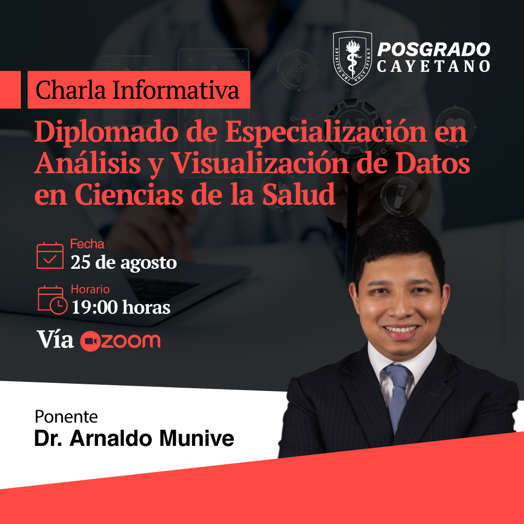 Charla Informativa – Diplomado de Especialización en Análisis y Visualización de Datos en Ciencias de la Salud