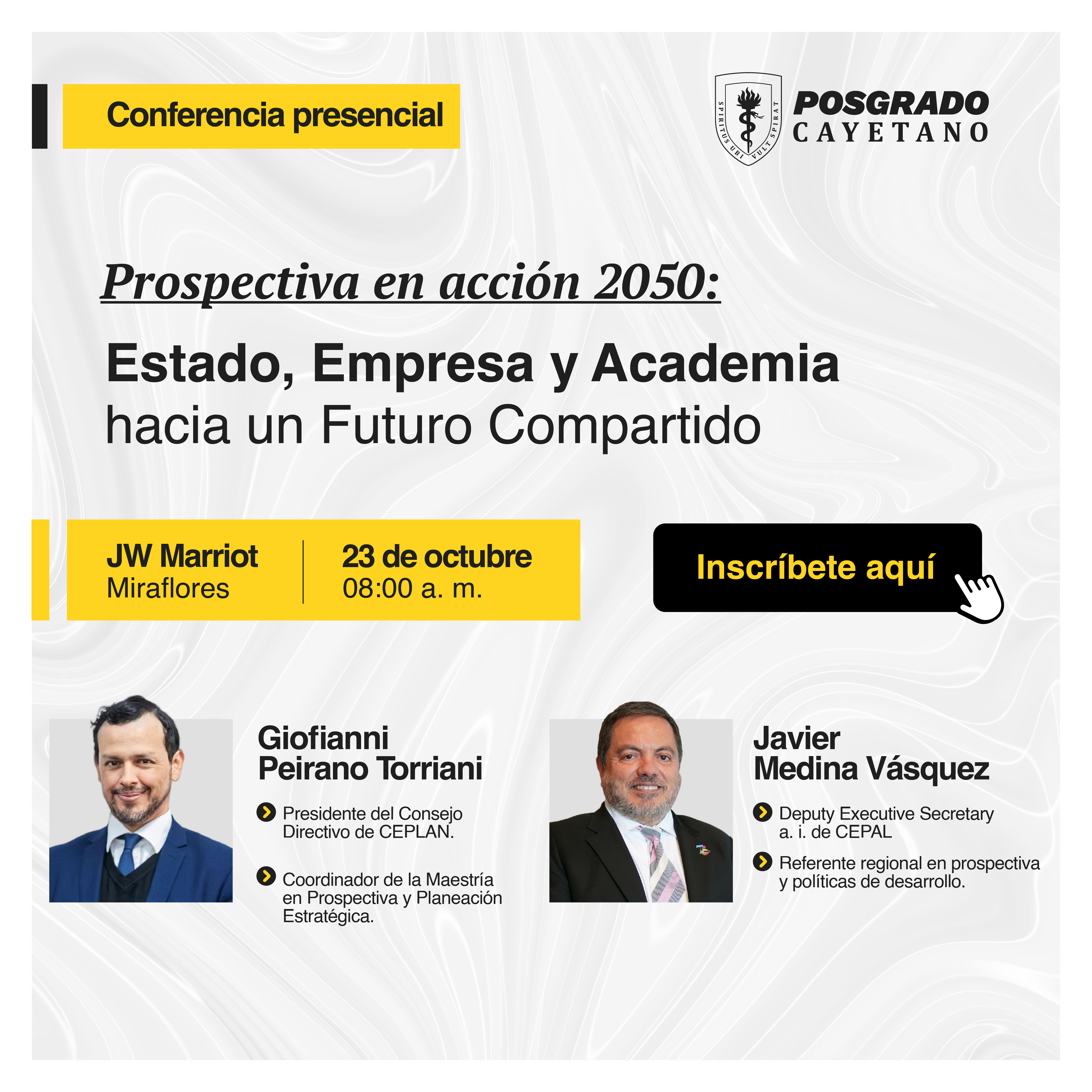Prospectiva en acción 2050: Estado, Empresa y Academia hacia un Futuro Compartido