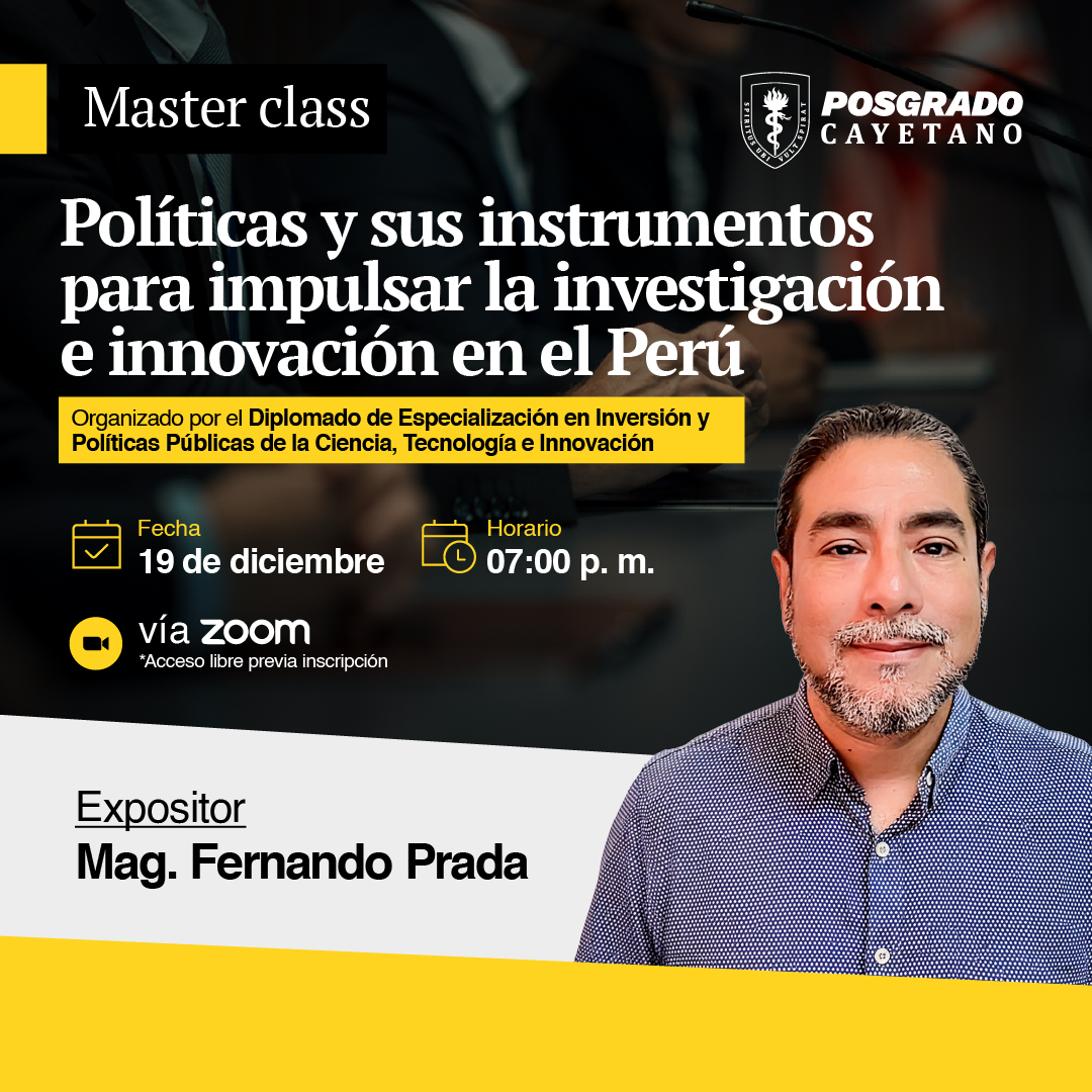 V2 PPL - Políticas y sus instrumentos para impulsar la investigación e innovación en el Perú
