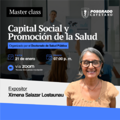 Master Class – Capital Social y Promoción de la Salud