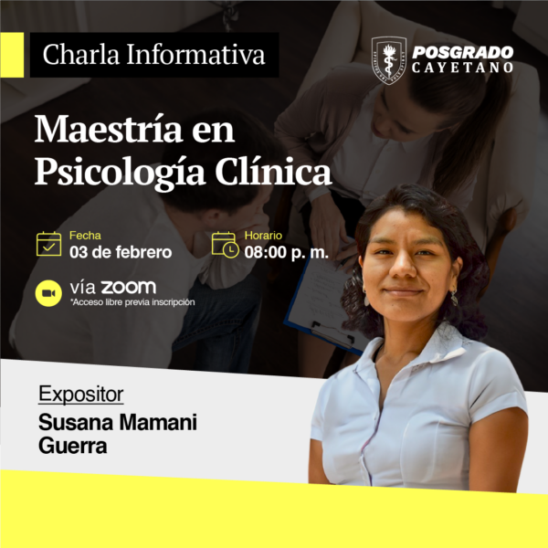 MAESTRÍA PSICOLOGÍA CLÍNICA - POST