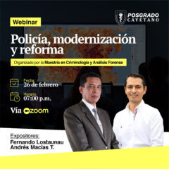 Webinar – Policía, modernización y reforma
