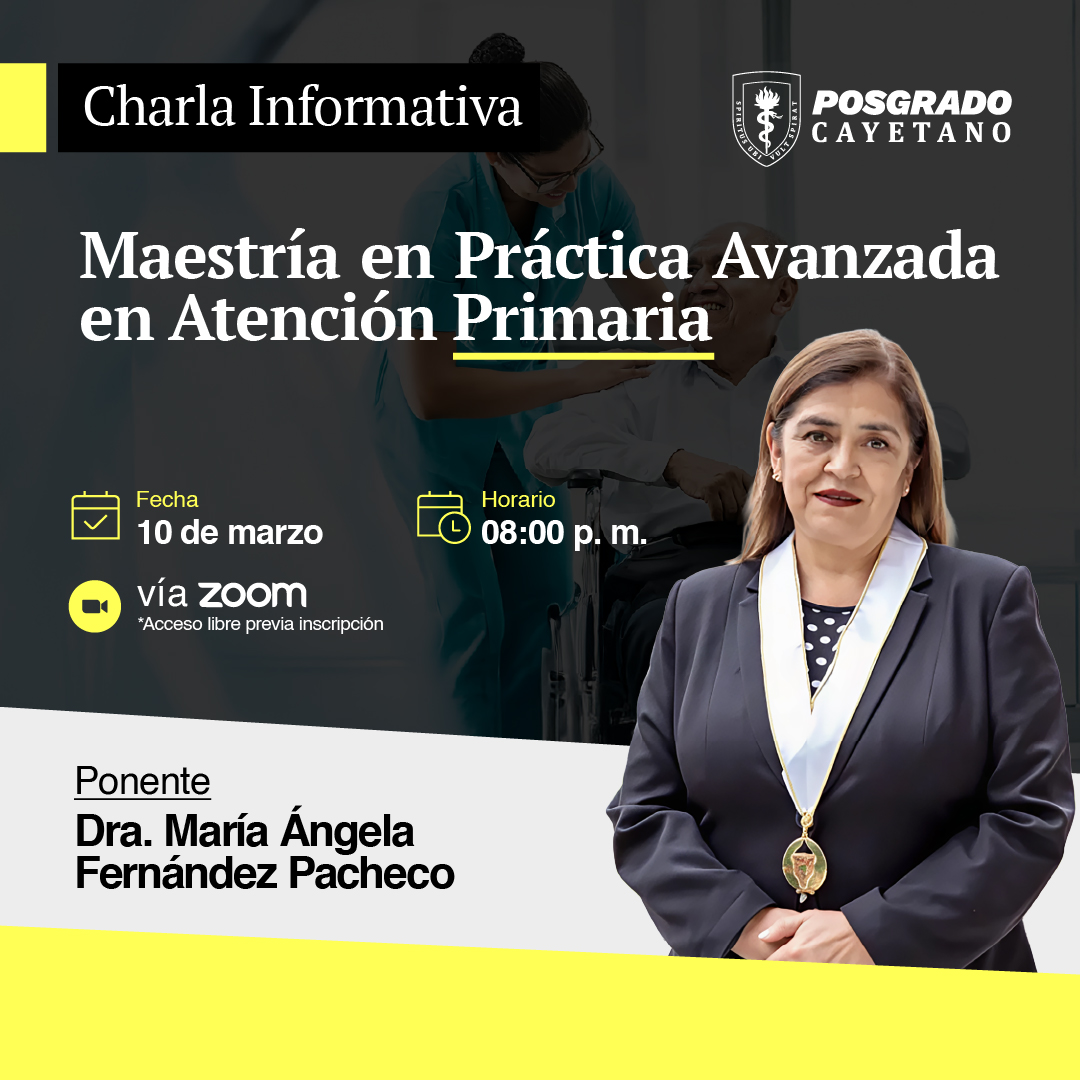 Charla Informativa – Maestría en Práctica Avanzada en Atención Primaria de Salud​