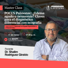 Master Class – POCUS Pulmonar: ¿Edema agudo o neumonía? Claves para el diagnóstico diferencial con ecografía