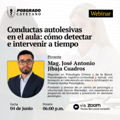 Webina – Conductas autolesivas en el aula: cómo detectar e intervenir a tiempo.