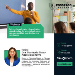 Webinar – Del cerebro al aula: cómo diseñar experiencias de aprendizaje para una universidad más inclusiva e inteligente