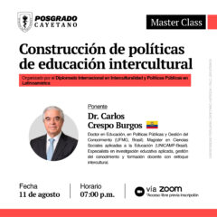 Masterclass – Construcción de políticas de educación intercultural