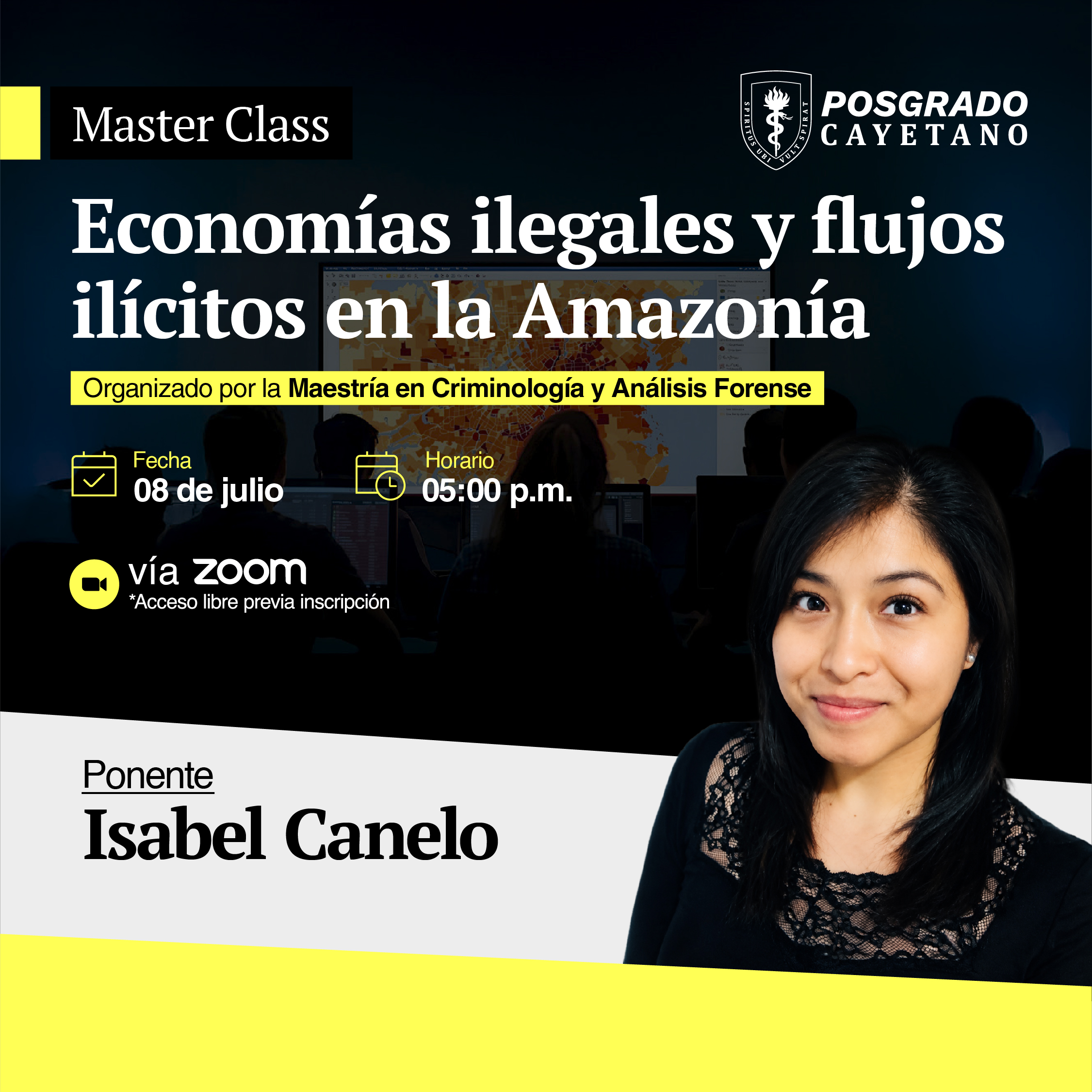 Masterclass – EconomÃas ilegales y flujos ilÃcitos en la AmazonÃa
