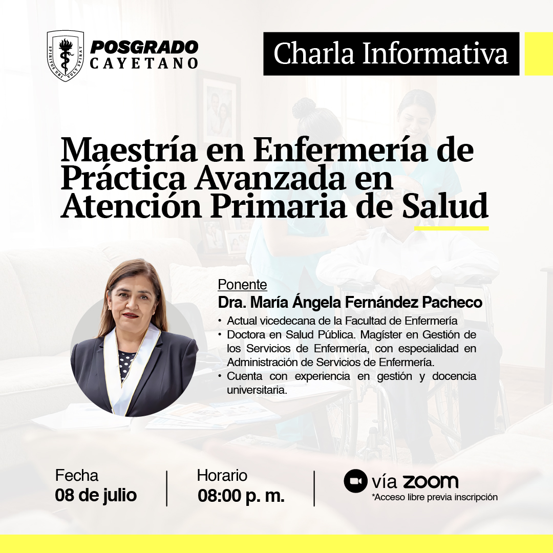 Charla informativa – MaestrÃa en EnfermerÃa De Práctica Avanzada En Atención Primaria De Salud