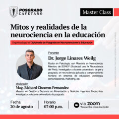 Masterclass – Mitos y realidades de la neurociencia en la educación