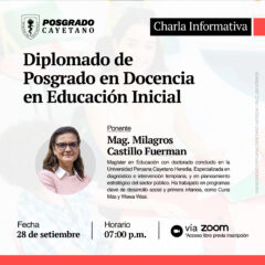 Charla Informativa – Diplomado de Posgrado en Docencia en Educación Inicial