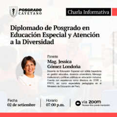 Charla Informativa – Diplomado de Posgrado en Educación Especial y Atención a la Diversidad