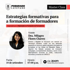 Masterclass – Estrategias Formativas para la Formación de Formadores