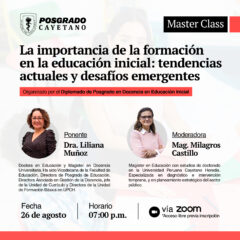 Masterclass – La importancia de la formación en la educación inicial: Tendencias actuales y desafíos emergentes