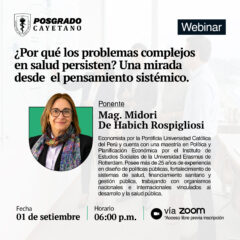 Webinar – Por qué los problemas complejos en salud persisten: una mirada desde el pensamiento sistémico