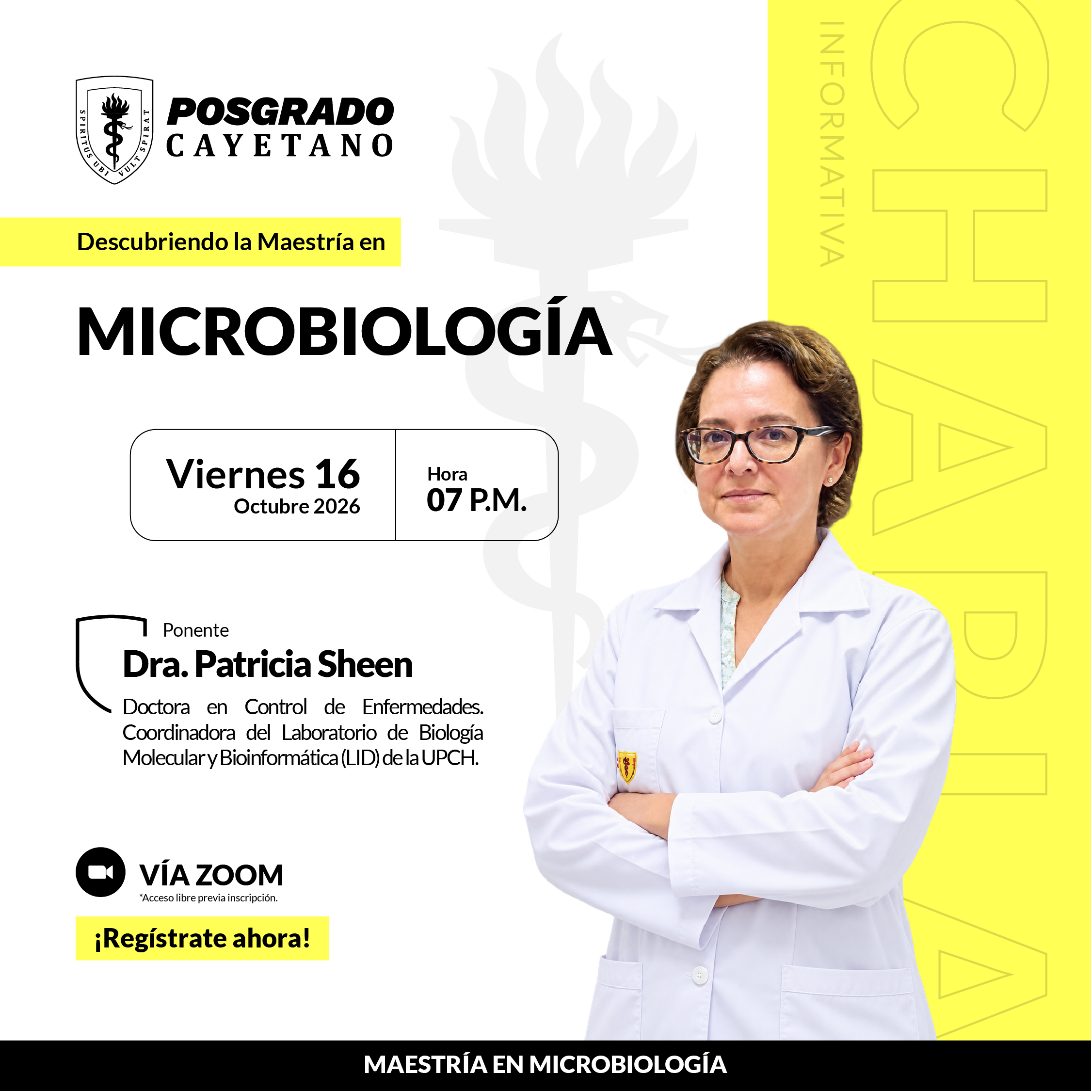 Charla Informativa – Descubriendo la Maestría en Microbiología​